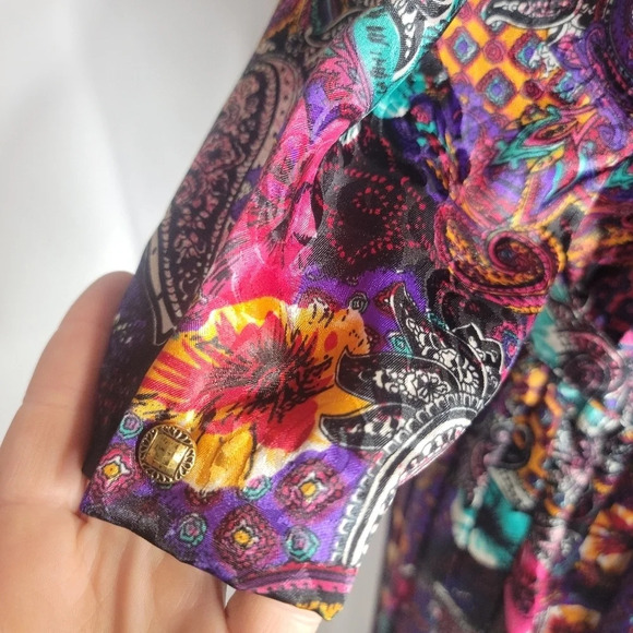 VNTG Cottage Core Lace Collar Midi Housewives Dress - Sz 10 - Picture 7 of 10